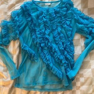 ON HOLD - Dries Von Noten Sheer Blouse